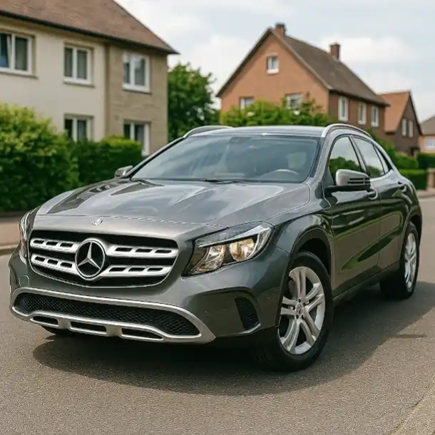 Ein gebrauchtes Mittelklasse-Auto, das im Autoankauf in Leverkusen angeboten wird.